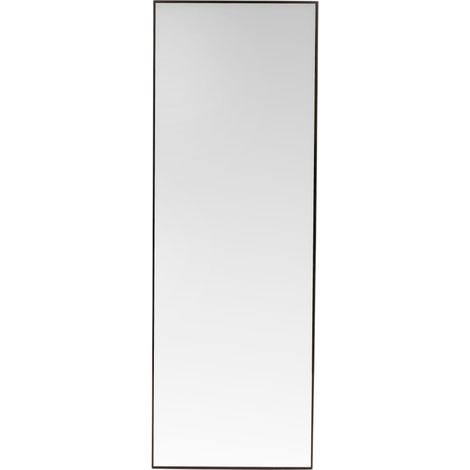 Ebuy24 – Miroir mural rectangulaire noir 120x80cm – Cadre fin élégant – Pour décoration intérieure moderne – Accrochage facile (1/6)