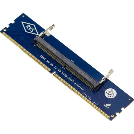 Adaptateur pour Barrette mémoire Type DDR 5 Portable vers PC de Bureau Dimm vers So-Dimm (1/5)