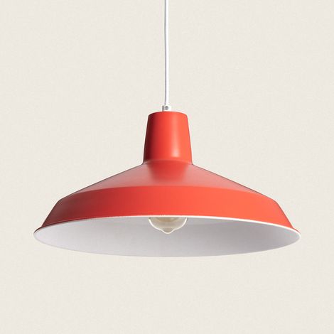 Lampada a Sospensione Metallo Meistter Rosso