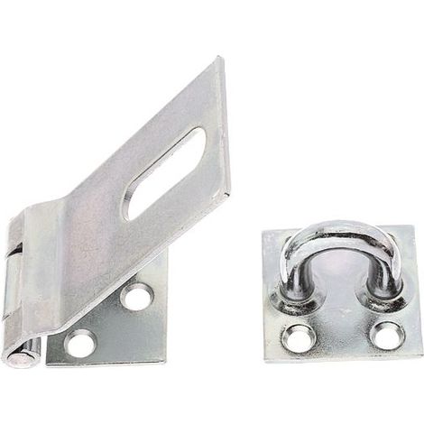GAH Alberts  Cerrojo de  seguridad L.85x38mm  An.37mm acero  galv. cincado  amarillo -  348359
