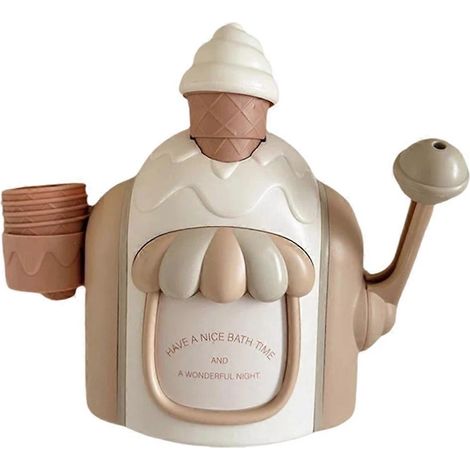 Machine à mousse glacée, jouet de bain pour voiture, machine à glace pour enfants, machine à bulles de mousse, forte puissance d'aspiration. (1/5)