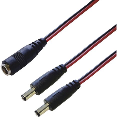 BKL Electronic 075920 DC-Verteiler Niedervolt-Stecker - DC-Kupplung 5.5 mm 2.1 mm 0.30 m 1 St. Sin (1/2)