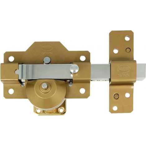 AMIG Verrou haute sécurité 1PLUS 90 x 154 mm Acier Martelé (1/3)