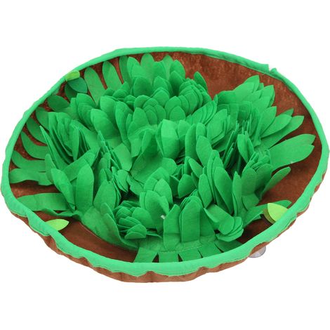 Tapis de fouille interactif et réglable pour chien, anti-glissement et anti-ennui, idéal pour les chiots et les chats. Couleur : marron. (1/5)