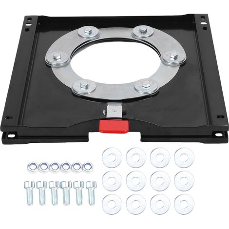 Base pivotante de siège, plaque en acier robuste, support rotatif à 360 degrés, remplacement pour camping-car et camping-car (1/5)