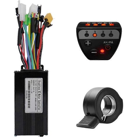 36V/48V 26A bürstenloser Controller, G20 LED-Anzeige + 130X Gashebel-Kit (1/5)
