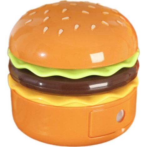 Kleine Tischlampe mit Bleistiftspitzer, Cartoon-Licht, wiederaufladbar, Kawaii-Schreibtischlampe für Kinderzimmer-Dekor (1/5)