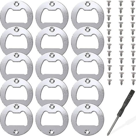 Kit de 15 inserts métalliques pour ouvre-bouteilles en acier inoxydable (1/5)