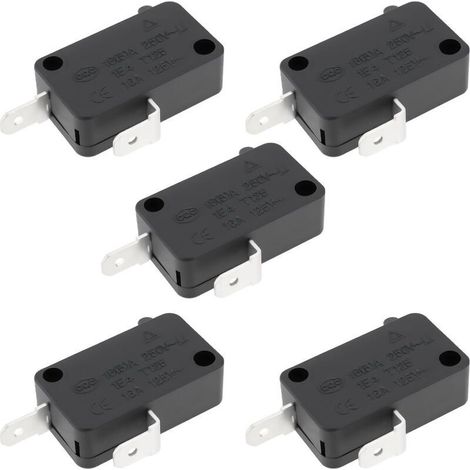 Interrupteurs de Remplacement HK-14 - Lot de 5 Pièces, 16A/250V pour Applications Industrielles et Électroniques -ULISEM (1/5)