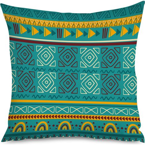 Housse de coussin imprimé kilim, ethnique chic (1/5)