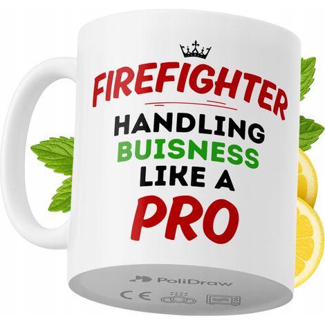 Lustige Kaffee- oder Teetasse für Feuerwehrleute mit witzigem Textdesign – ideal für Geburtstage, Namenstage, Feiertage und besondere Anlässe. Hochwertige Tasse für Zuhause, Büro und Arbeit. Farbe: We