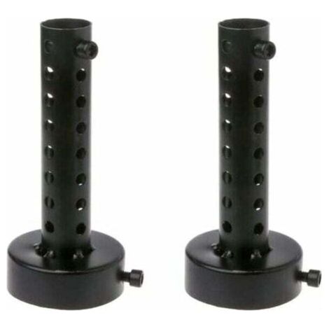 Silencieux d'échappement de moto 60MM Noir, 2PCS universel pour pot d'échappement de moto silencieux déflecteur DB Killer silencieux court (1/4)