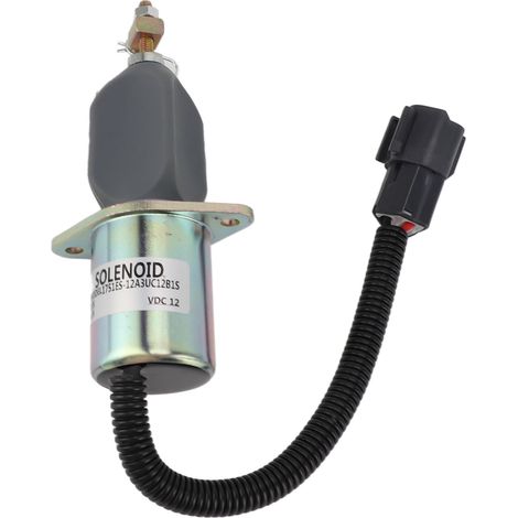 12V Coupe-Circuit Carburant Solénoïde 1751ES 12A3UC12B1S Électrovanne Arrêt Carburant Précise pour Moteur Générateur (1/5)