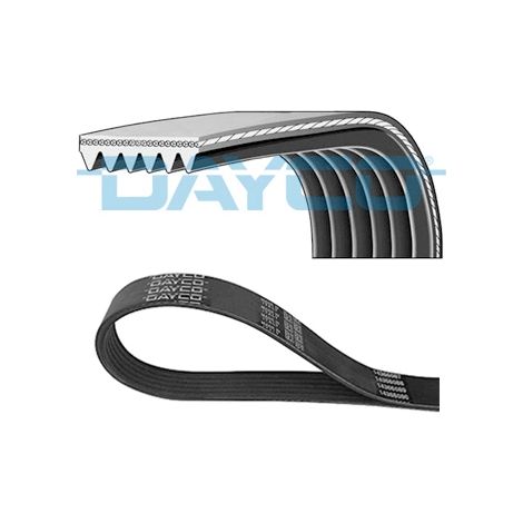 Courroie trapézoïdale à nervures Dayco 6pk870 OPEL 036145933AL 278923126302