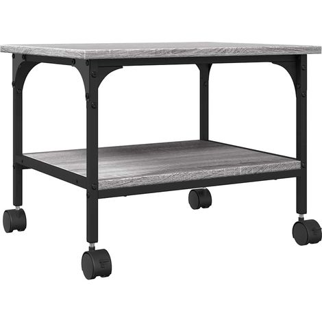 Maison Exclusive - Supporto Stampante 2 Piani Grigio Sonoma 50x40x38cm Multistrato
