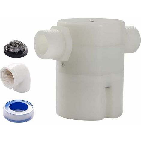 VURAHOME - Vanne à flotteur 3/4, le boîtier de contrôle du niveau d'eau est une version améliorée de la vanne à flotteur traditionnelle, utilisée dans les piscines, les aquariums, l'aquaculture, les a (1/5)