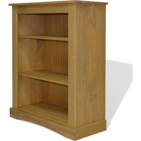 Libreria di design a 3 ripiani pino 100 cm beige 2702019/2