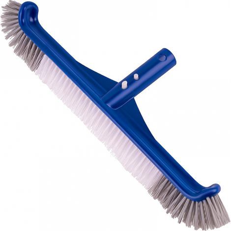 Brosse de piscine de 17,5 pouces pour nettoyer les parois de la piscine, brosse de piscine haut de gamme avec poils en nylon et clip EZ à tête pointue (1/4)