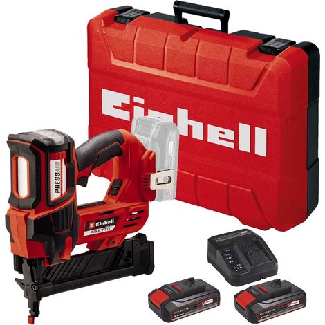 Einhell Power X-Change 18v Cordless Stapler Gun Tacker - 2x 2.5AH Kit + Case (1/5)