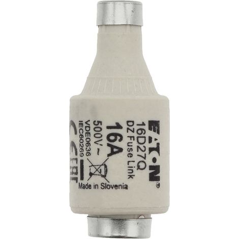 Eaton Sicherungseinsatz, Niederspannung, 16 A, AC 500 V, D2, gR, IEC, flink,  16D27Q