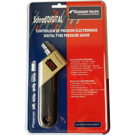 Contrôleur de pression manomètre électronique basse pression 0.35 à 10 bar pour pneu