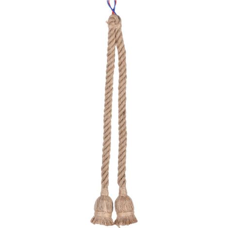 Lampe à corde, E27 Douille, E27 Douille Rétro Base de Lampe Abat-jour Vintage Lampe Suspension en Corde pour Salon, Restaurant, Café, Couloir et Soirée à Thème, Corde de Chanvre et Fil de Cuivre (1/5)