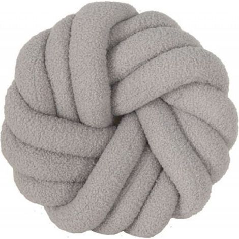 Coussin décoratif - - 35x35 cm - Peluche d'agneau - Couleur caramel - Design contemporain (1/5)