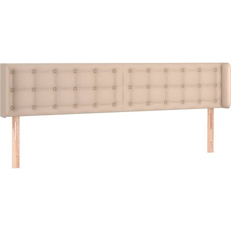 Maison Exclusive - Testiera ad Orecchio Cappuccino 163x16x78/88 cm in Similpelle (1/5)