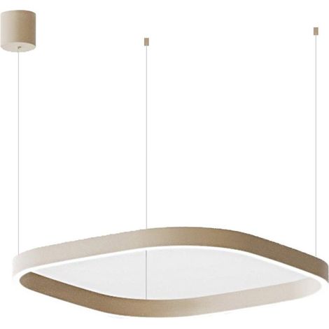 Lampadario moderno gea luce criseide s1p q fcrsn8q led biemissione alluminio