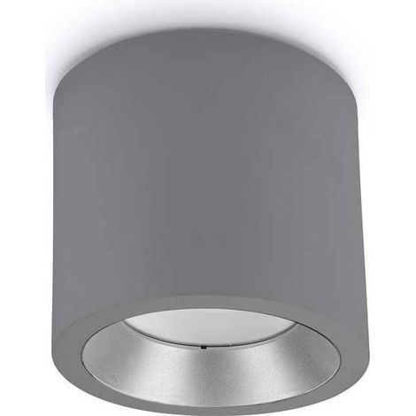 Leds-C4 - Grand projecteur extérieur à LED monté en surface gris IP65