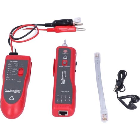 NF-806R Leitungsfinder PoE-Netzwerkkabeltester mit Brandschutz für Telekommunikationsleitungen im Außenbereich (1/5)