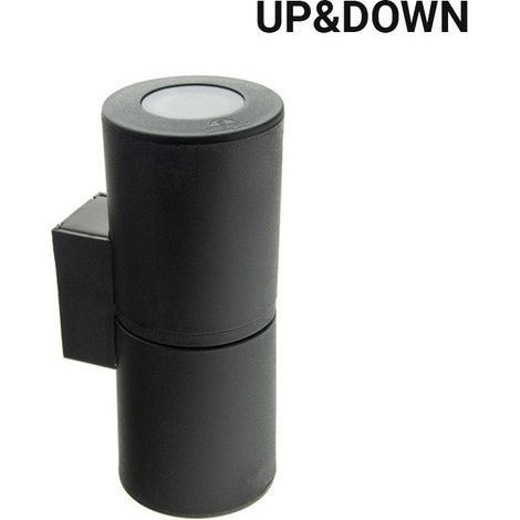 Applique murale "FUMAGALLI Franca 90 2L" GU10 CCT 7W IP55 - Noir (1/5)