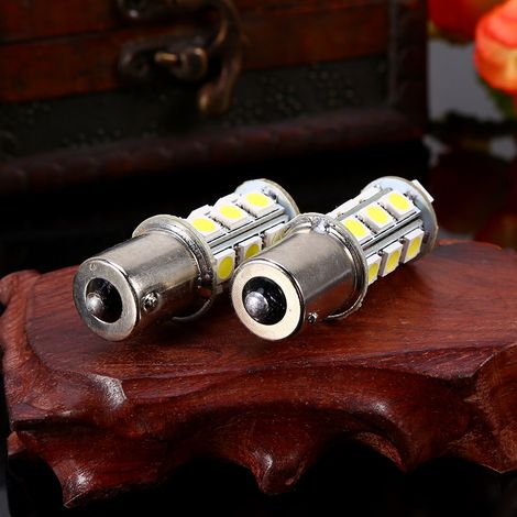Lot de 10 LED SMD 5050 (culot BA15S/1141/1073/1095) pour feux de signalisation automobile (1/5)