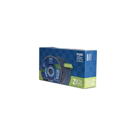 Arandela de presión dentada POLIFAN Z CAJA D.125mm K.Z-40 con.INOX ZK Caja de 10 PFERD
