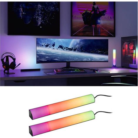 Paulmann Entertain LED Lightbar Dynamic RGB 30,5cm 2er Set dimmbar LED Lightbar (1/5)