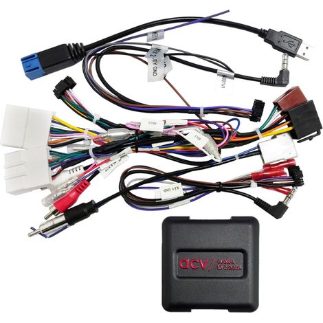 Adattatore per volante Nissan modello 20 pin/24 pin USB/AUX multicavo