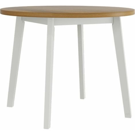 Mesa Victorville 128, Blanco, 75x0x0cm, Aglomerado laminado, Madera