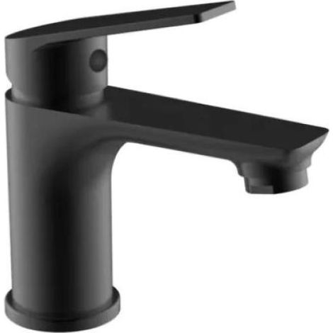 Idrobric Miscelatore lavabo Kalos nero opaco 35 mm con piletta PVC (1/2)
