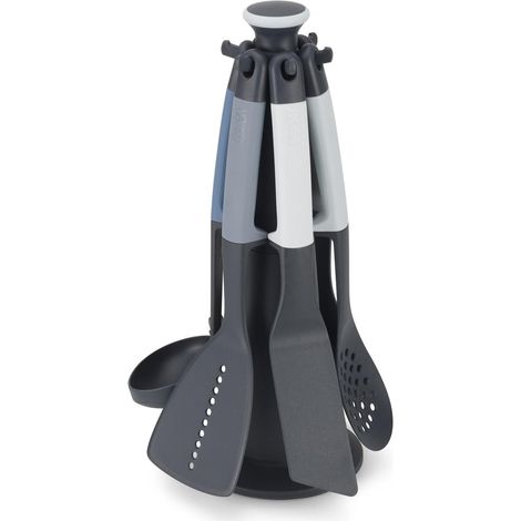 Set de utensili blu Joseph Joseph Elevate de 6 pezzi Design innovativo, funzionale e facile da usare dede per la vostra cucina, ideale per cucinare con comodità e stile. (1/5)
