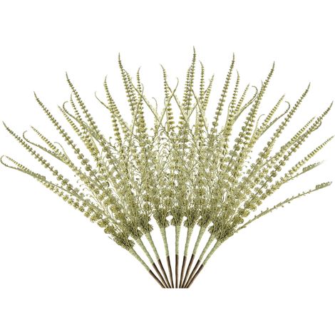 Weihnachtsdekorationen – Blattgold, künstliche Blumen, Rohrkolben, Tannenzapfen, Weihnachtsschmuck (1/3)