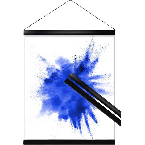 Barre de dos en plastique noir - 41 cm (1/5)