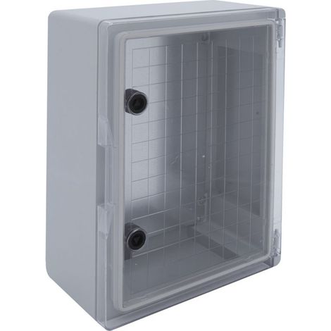 Em Distribution – Coffret électrique ABS 600x400x200mm étanche IP65 – Résistance chocs IK10 – Porte transparente – Installation murale facile
