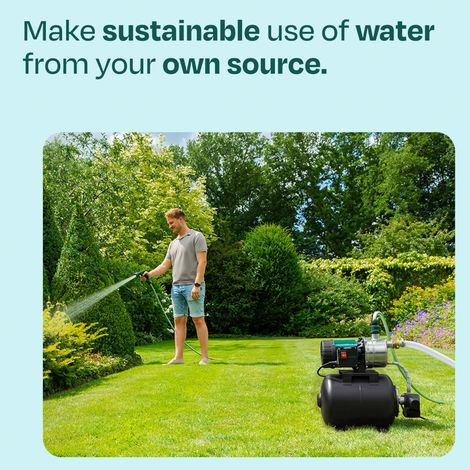 VONROC – Groupe hydrophore 1000W – 3500 l/h – Réservoir 19L – 4,4 bar (1/5)