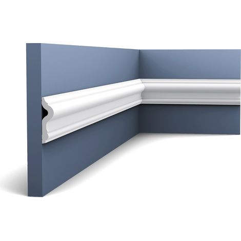 Moldura para pared Orac Decor PX202 AXXENT Moldura decorativa Perfil de estuco diseño atemporal clásico blanco 2 m