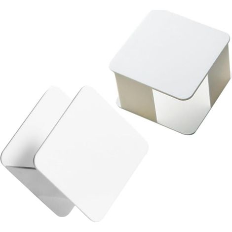 Escurridor de fregadero, soporte para paños de limpieza, montaje en pared, soporte para esponja, soporte para platos y cepillos, ABS blanco (1/4)