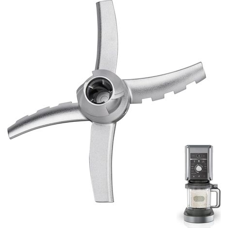 Cuchilla de repuesto compatible con la máquina para hacer helados Ninja Creami serie NC500 - Cuchilla mezcladora de acero inoxidable para Ninja Creami NC500C NC501 NC501C CN501CO NC501H (1/5)