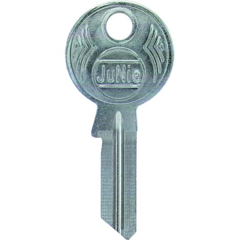 JuNie Schlüsselrohling 0499 Schaftl. 20mm Stahl vernickelt (1/3)