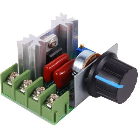 ac motor speed controller 120v,regulateur tension 220v,Module de Contrôle de la Vitesse du Moteur, Contrôleur de Vitesse du Moteur 2000W AC 50-220V 25A Régulateur de Tension du Contrôleur de Vitesse d (1/5)