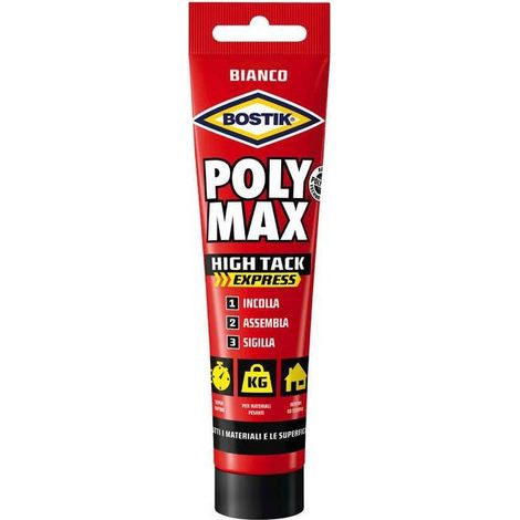 BOSTIK POLYMAX HIGH TACK BIANCO 165 G TUBO