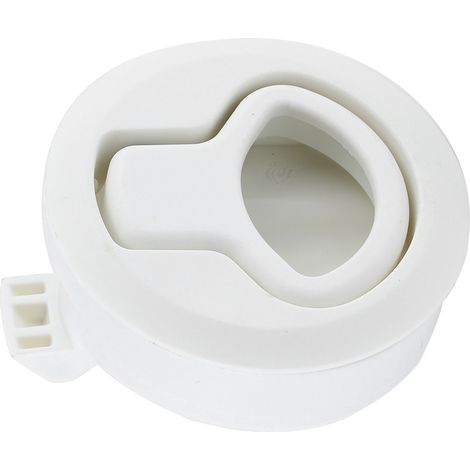 Loquet encastré blanc pour portes de cabine de pont (1/5)